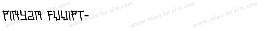 pinyan fvvipt字体转换